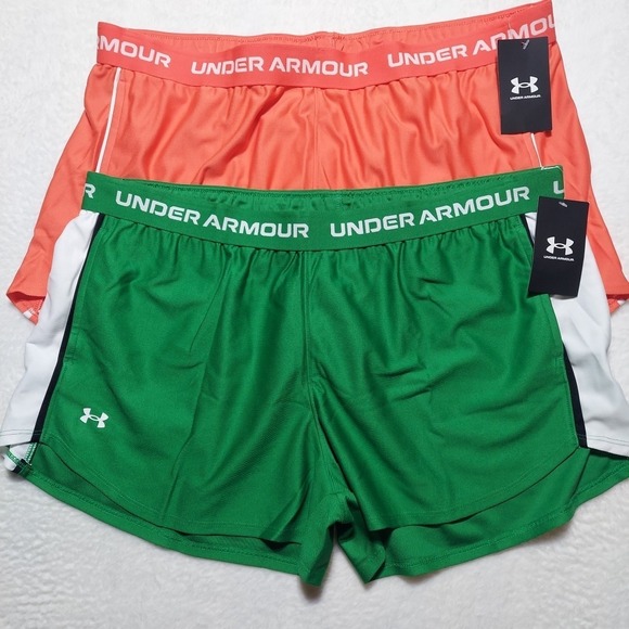 Under Armour Pants - Pack of 2  Under Armour Tech Play Up Shorts Women's XL  3" Ins. Athletic Running